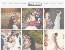 Tablet Screenshot of clartephoto.com